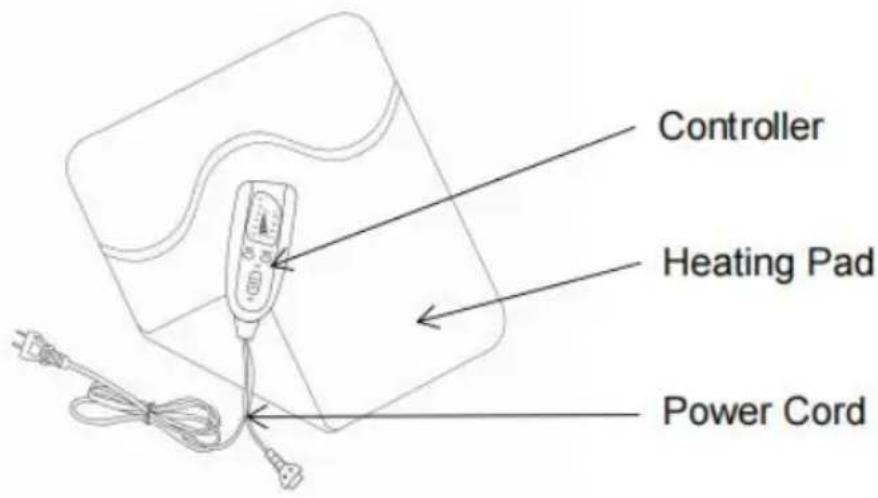 Vevor FT-2220 - Foot Warmer Heating Pad Operation - 1