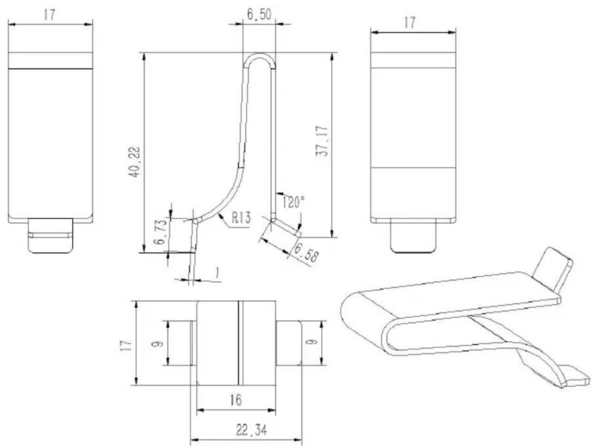Vevor GD01 - F it S mensola C l i p s - 1