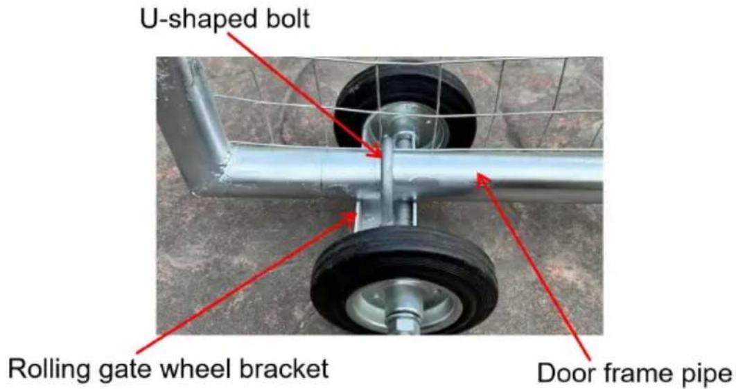 Vevor GKIT6 - Rolling Gate Wheels assembly - 3