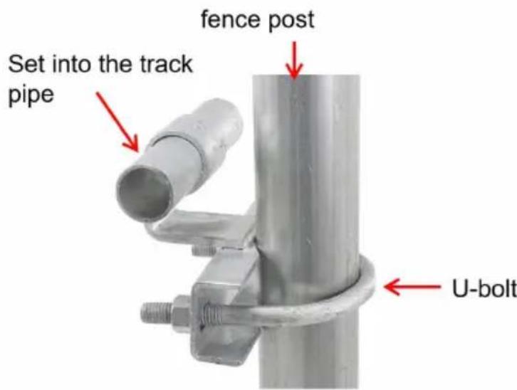Vevor GKIT6 - Install track bracket - 1