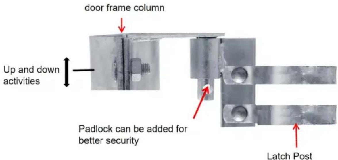 Vevor GKIT6 - Rolling Gate Latch Installation - 1