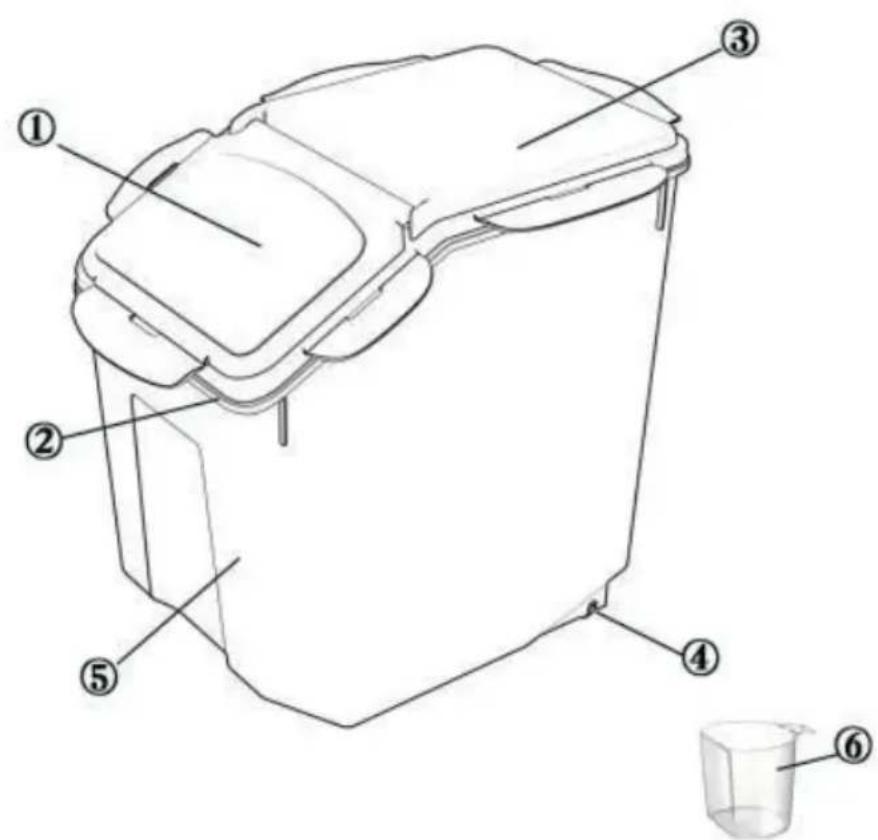 Vevor F-8909 - COMPONENTES DEL PRODUCTO - 1