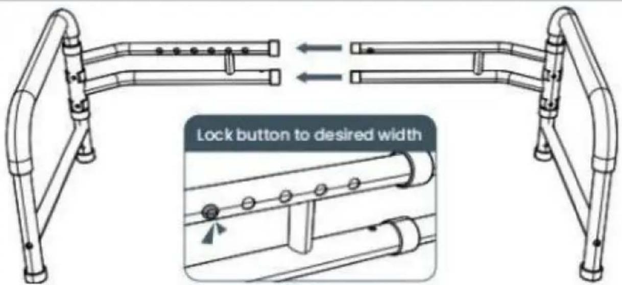 Vevor FBL900631 - Adjust the Width - 1