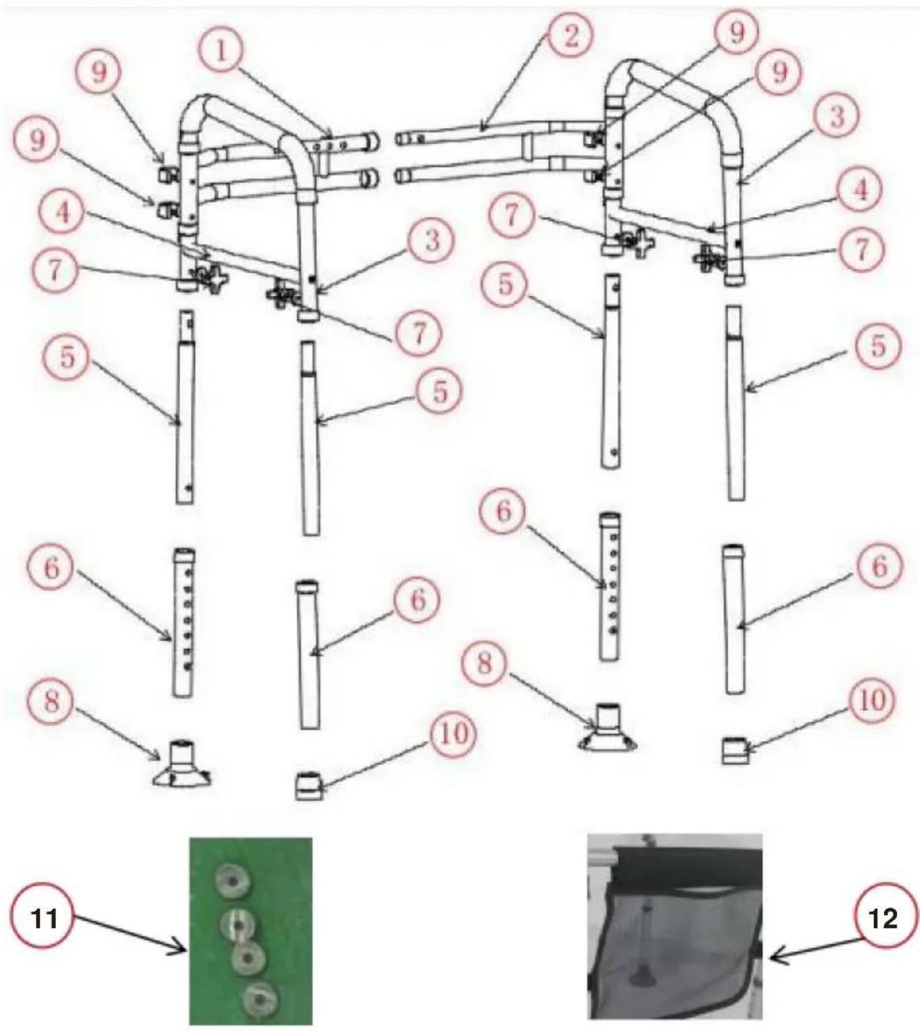 Vevor FBL900631 - SALVA QUESTE ISTRUZIONI - 11