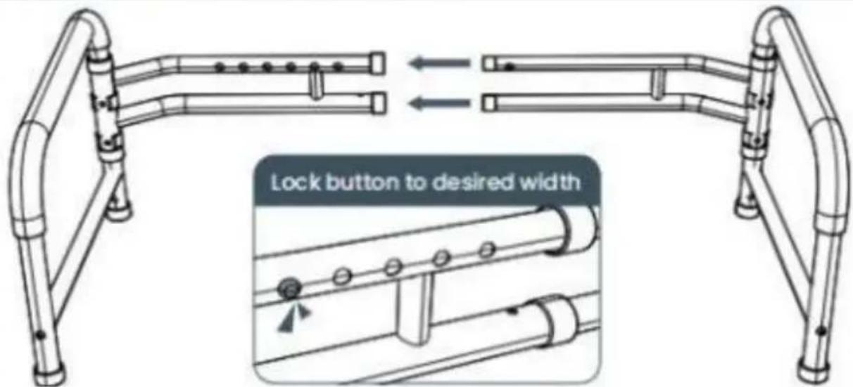 Vevor FBL900631 - Adjust the Width - 1