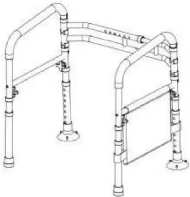 Vevor FBL900631 - SICUREZZA DEI BAGNO ROTAIE - 1