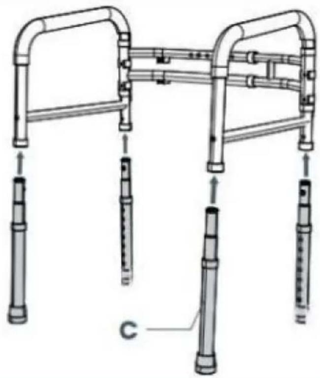 Vevor FBL900631 - Attach All Four Legs - 2