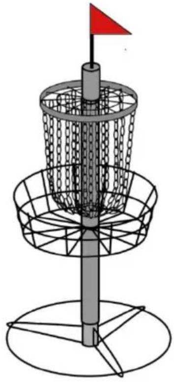 Vevor GL8003 - DISC GOLF BASKETS - 1