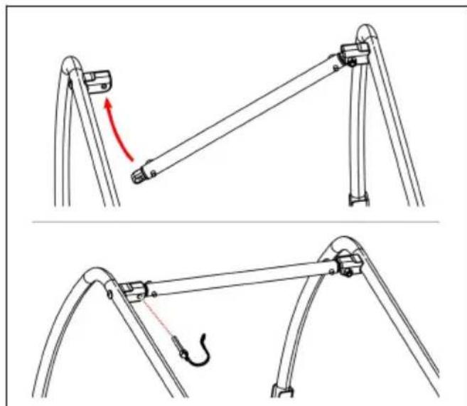 Vevor DT810 - Het hoofdframe openen - 2