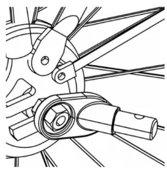 Vevor DT810 - Attacher la remorque au vélo - 2