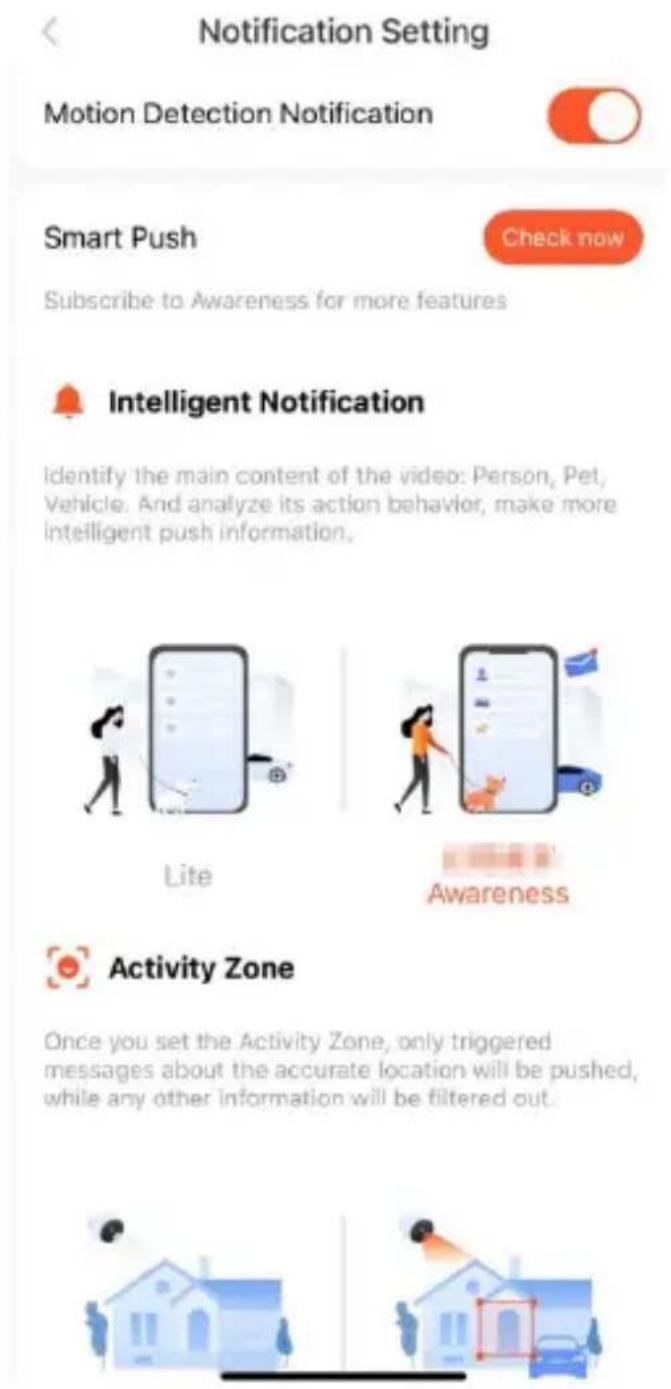 Vevor FB-A05 - NOTIFICATION SETTING - 2