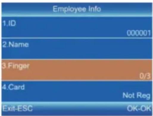 Vevor F01H - EMPLOYEE ENROLL - 2