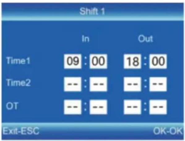Vevor F01H - SHIFT SETTING - 2