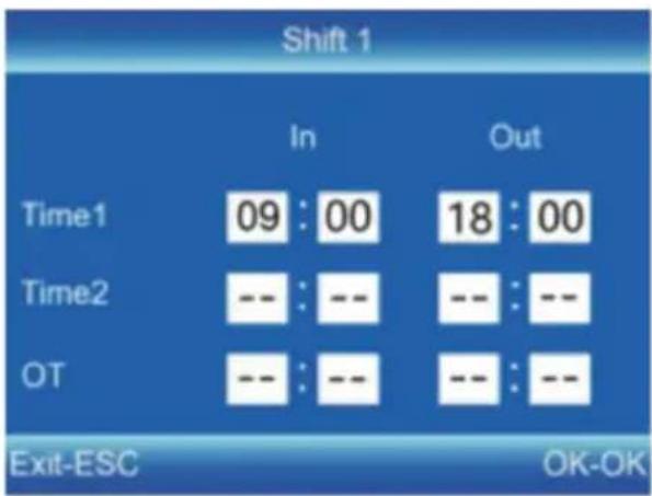 Vevor F01H - SHIFT SETTING - 2