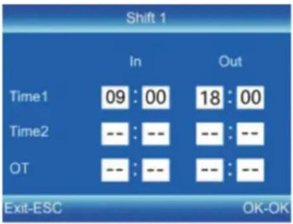 Vevor F01H - SHIFT SETTING - 2