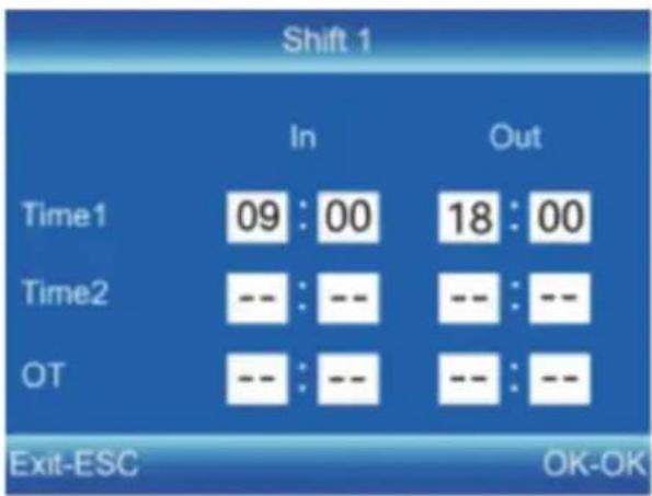 Vevor F01H - SHIFT SETTING - 2
