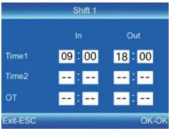 Vevor F01H - SHIFT SETTING - 2