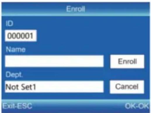 Vevor F01H - EMPLOYEE ENROLL - 1