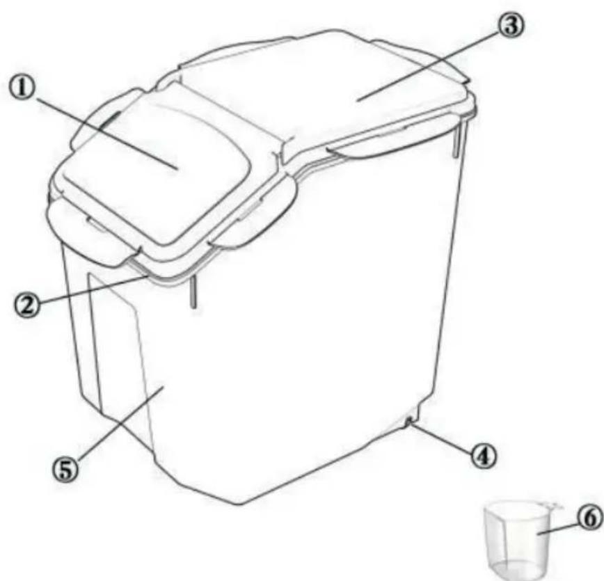 Vevor F-8909X2 - PRODUKTKOMPONENTER - 1