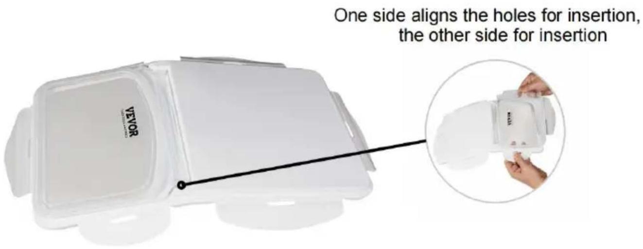 Vevor F-8909X2 - Guide d'installation de la balance - 1