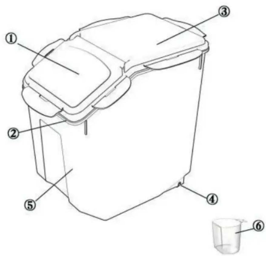 Vevor F-8909X2 - COMPOSANTS DU PRODUIT - 1