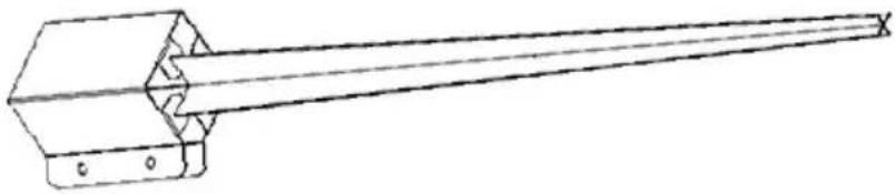 Vevor FX-3.5-36-8 - GROUND SPIKE - 1