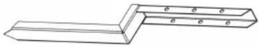 Vevor FX-3.5-36-8 - GROUND SPIKE - 3