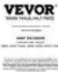 Vevor FB-A03 - PACKAGE CONTENTS - 12