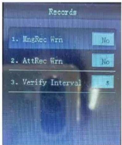 Vevor F18 - DEVICE SETTINGS - 2