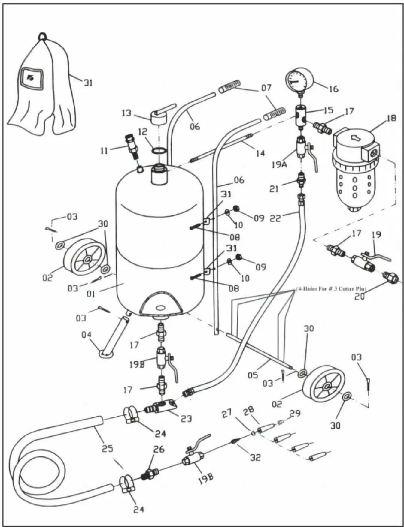 Vevor FF-Q902 - PARTS LIST - 1
