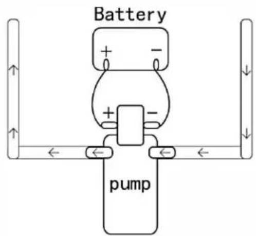 Vevor FL-40 - CONNECTION METHOD OF 12 V OR 24 V PUMP (BATTERY OR TRANSFOR - 1