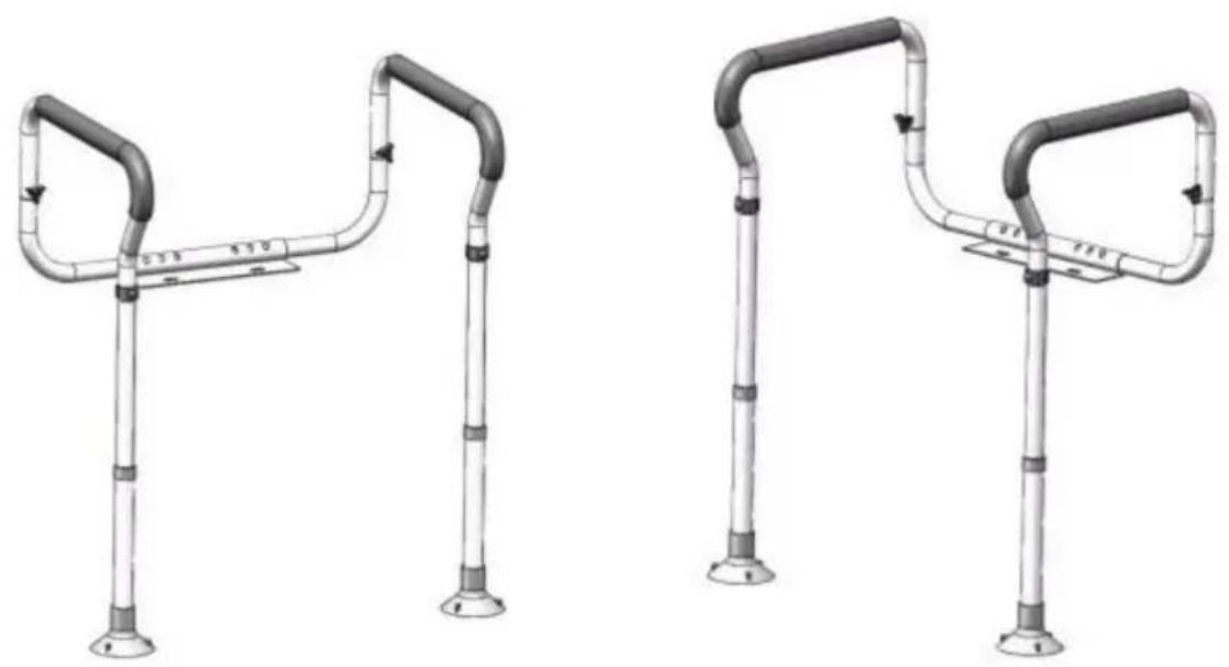 Vevor FBL900632 - Toiletveiligheidsrails - 1