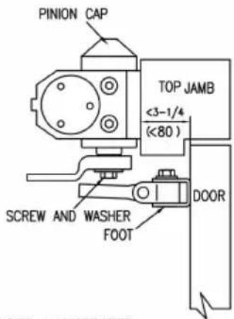 Vevor D4015 - 6.Top JAMB installation - 2