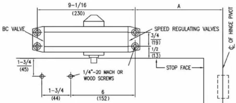 Vevor D4015 - 6.Installazione superiore dello JAMB - 1