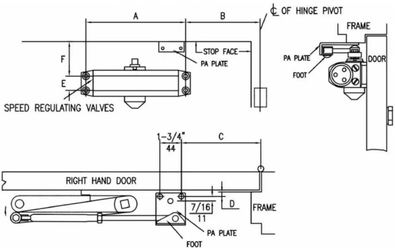 Vevor D300S - Other installation: push side parallel installation - 1