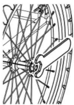 Vevor CT901M - Mocowanie kół - 2