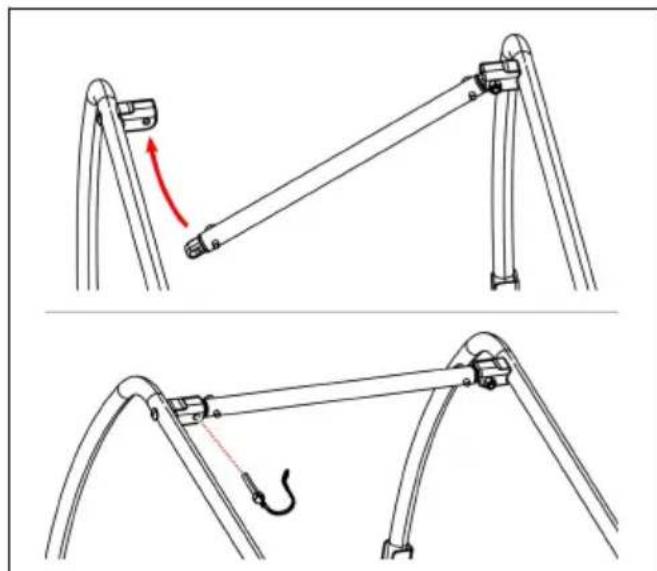 Vevor DT806 - Het hoofdframe openen - 2