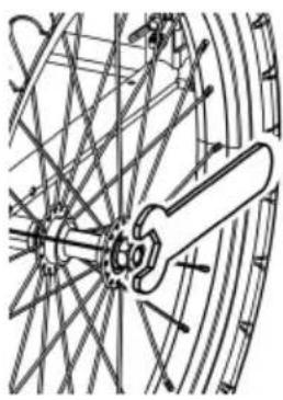 Vevor DT806 - Anbringen der Räder - 3