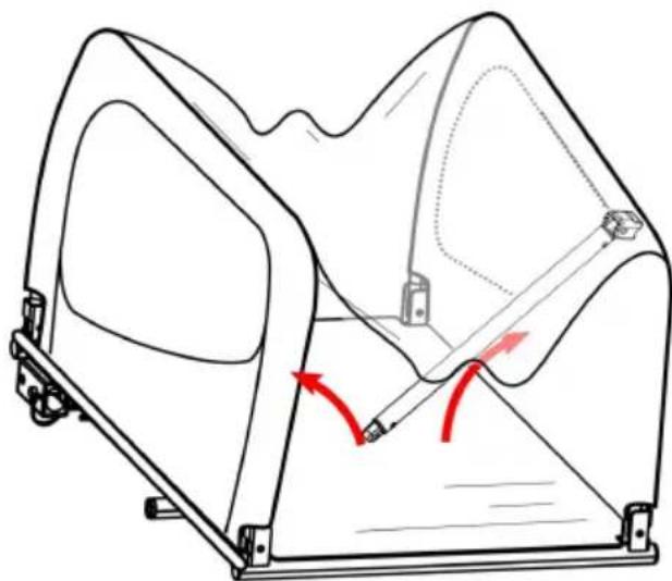 Vevor DT806 - Het hoofdframe openen - 1