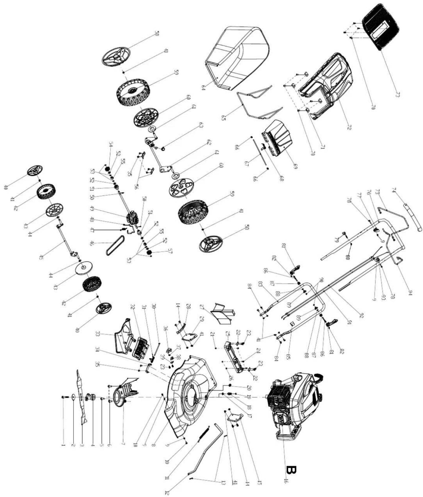 SCHEPPACH MS196-53 - Wazna wskazowka dotyczaca naprawy: - 1