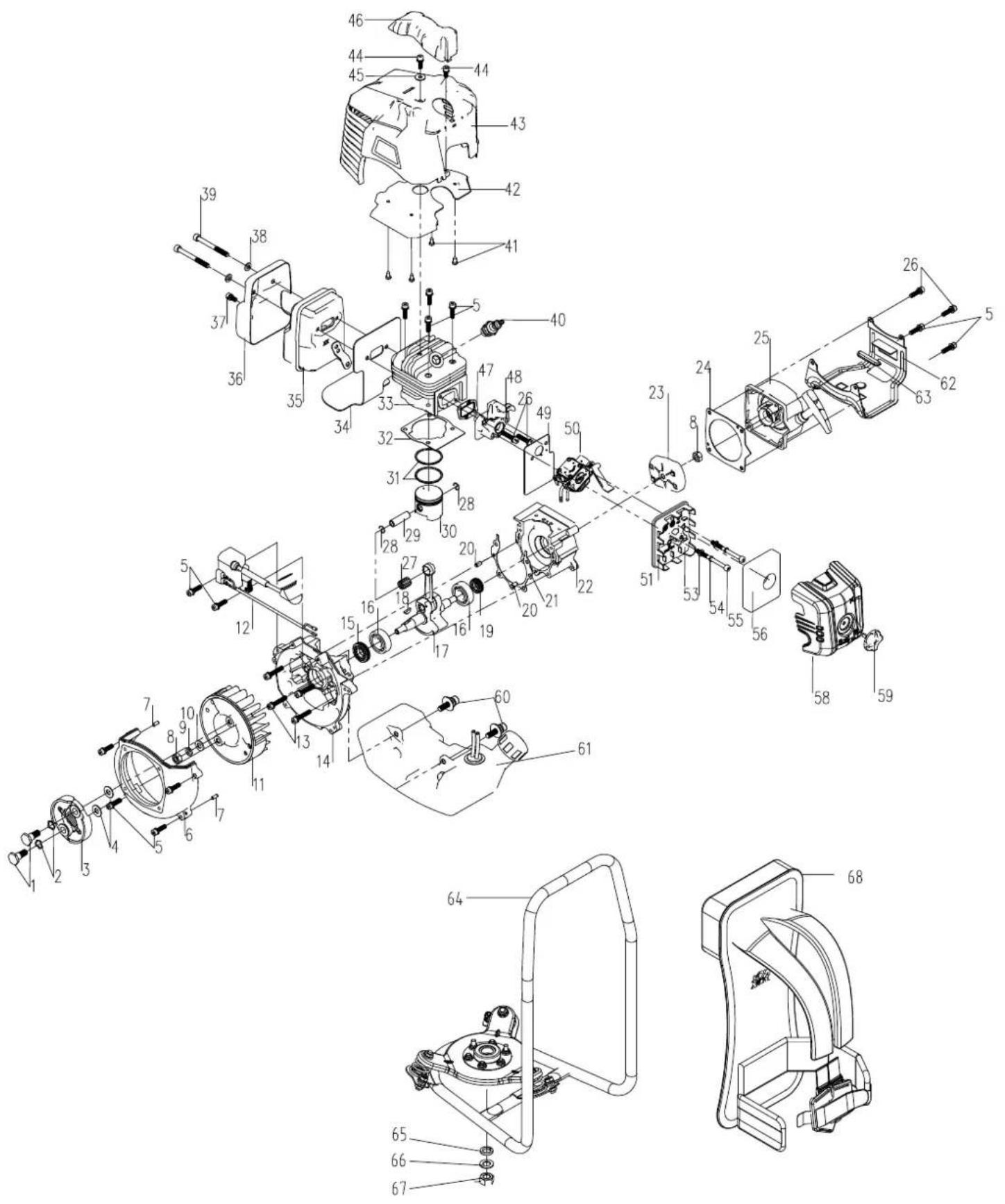 SCHEPPACH BCH5300BP - Remarque importante en cas de réparation: - 1