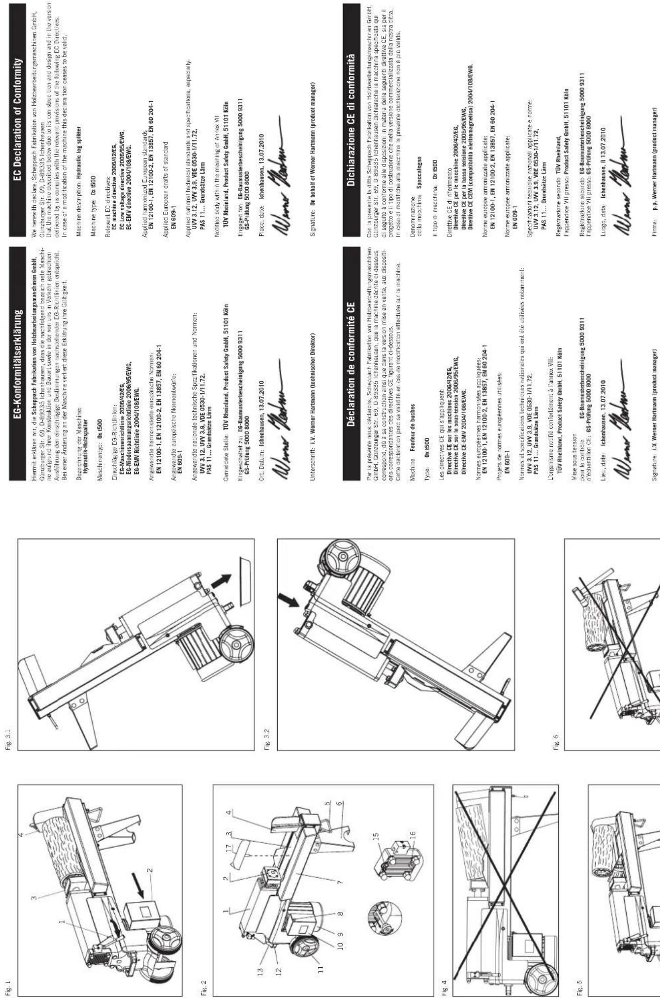 SCHEPPACH Ox t500 - scheppach ox t500 Art.-Nr. 1504 0012, 1604 0913, 1904 0916 - 2