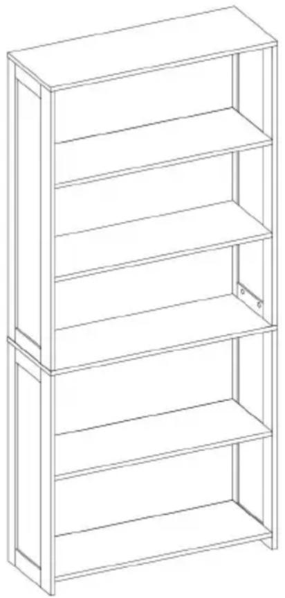 Vevor GS5-K - FARMHOUSE BOOKSHELVES USER MANUAL - 1