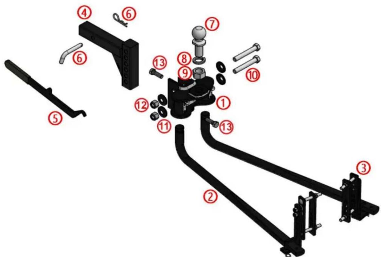 Vevor HL10000 - KOMPONENTER - 1