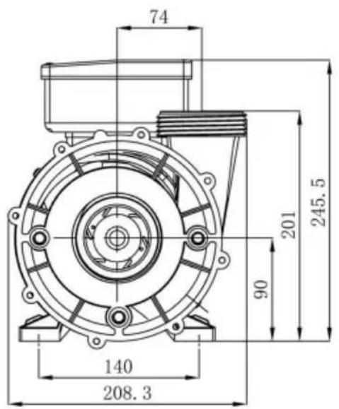 Vevor HDP2200II - Struttura di installazione - 3