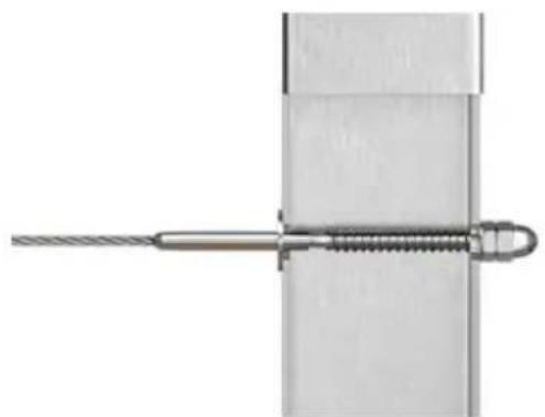 Vevor HR-011 - Mit Drahtseil und Beschlägen installieren - 2