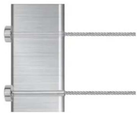 Vevor HR-011 - Install with wire rope and fittings - 4