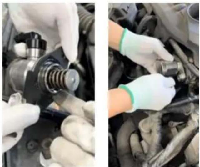 Vevor HP156 - Installation step of High Pressure Fuel Pump - 1