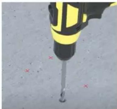 Vevor HR-018 - Para piso de concreto o madera - 2