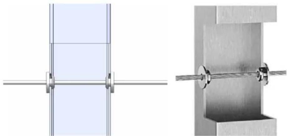 Vevor HR-018 - Mit Drahtseil und Beschlägen installieren - 1